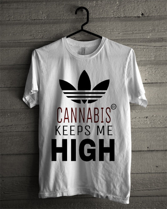 Cannabis White Tee