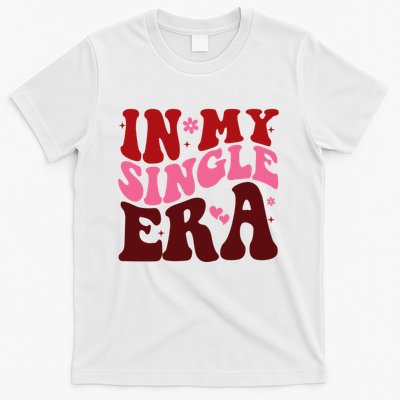 In My Single Era Anti Valentine Groovy T-Shirt