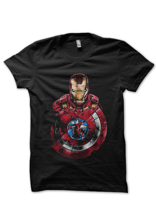Civil War Black Tee Style002