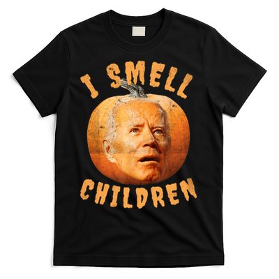 I Smell Children Anti Joe Biden Funny Witches Halloween T-Shirt