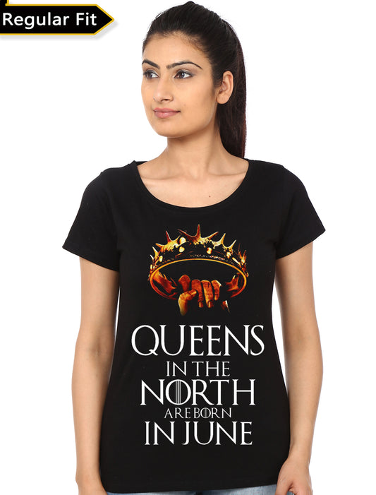 Queens Are Born In June T-Shirt