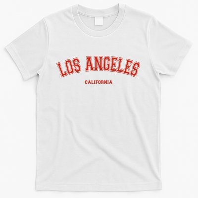 Los Angeles California CA Red Lette T-Shirt