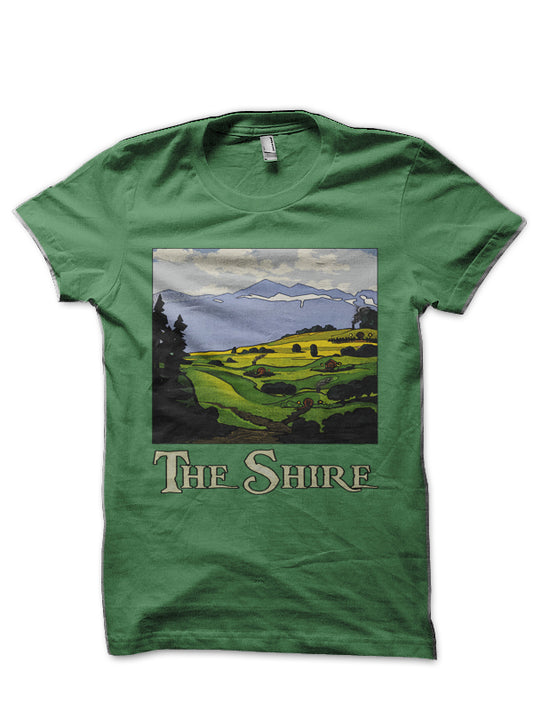 Visit The Shire! Green T-Shirt