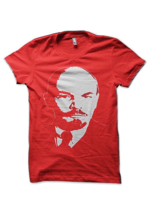 Lenin Minimalistic Red T-Shirt