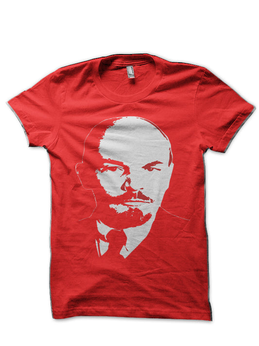 Lenin Minimalistic Red T-Shirt