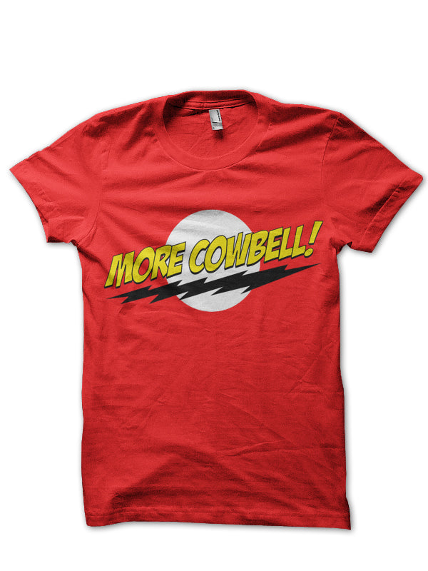 More Cowbell Red T-Shirt