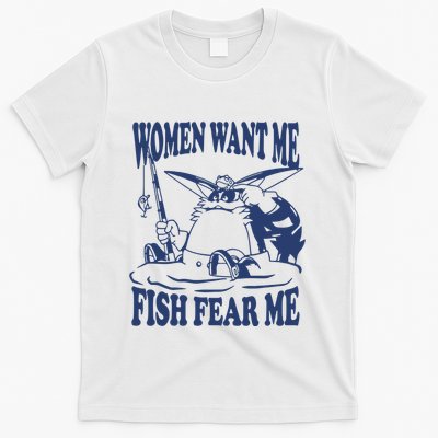Mamono World Women Want Me Fish Fear Me T-Shirt