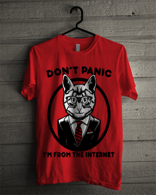 Net Cat Red Tee