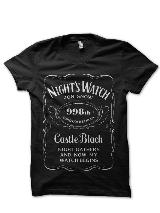 Jon Snow Black T-Shirt Style004