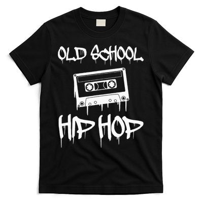 Old School Hip Hop Rap Cassette Tape 80s 90s Retro Vintage T-Shirt