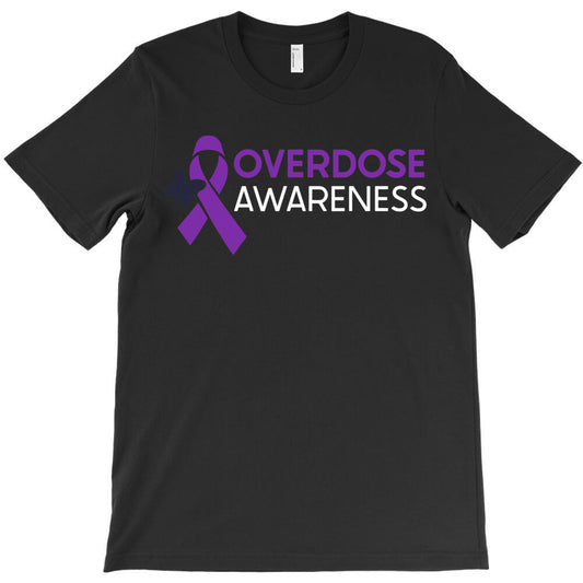 Overdose Awareness I Wear Purple T-Shirt