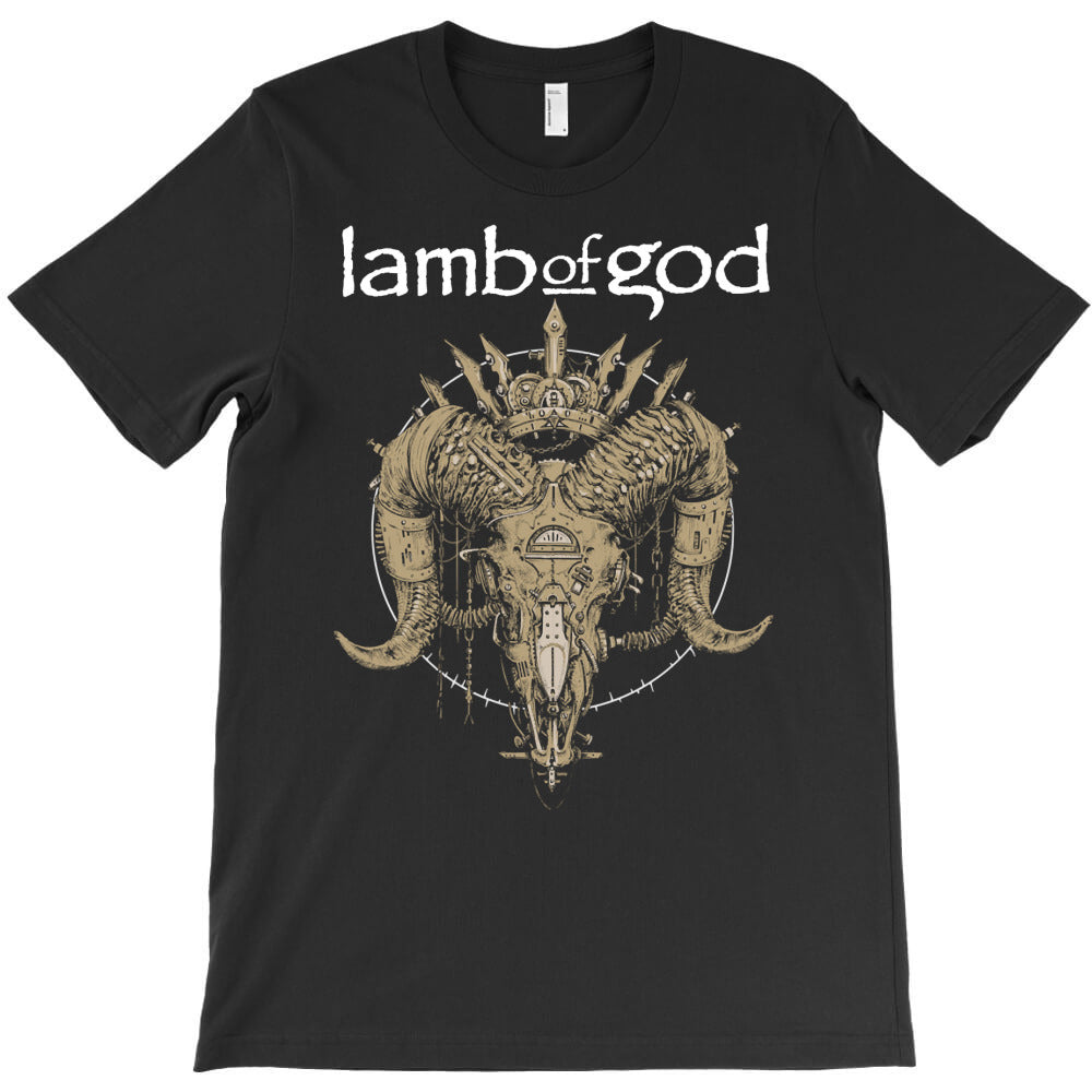 lamb of god – steam skull pullover hoodie T-Shirt