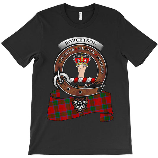 Robertson Clan Badge Tartan T-Shirt