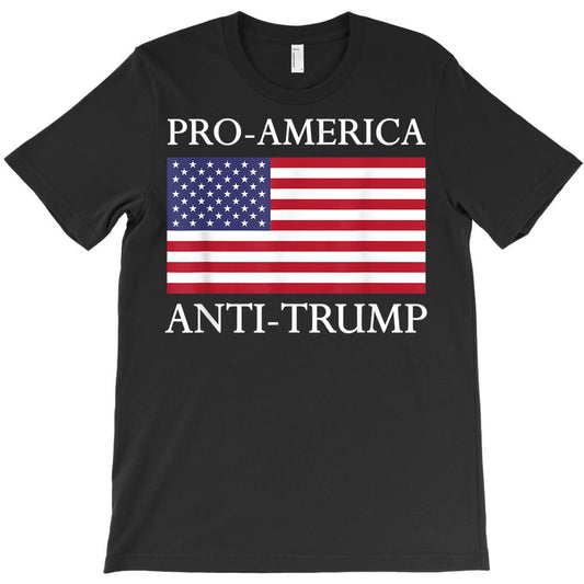 pro america anti trump shirt american usa flag resist t shirt T-Shirt