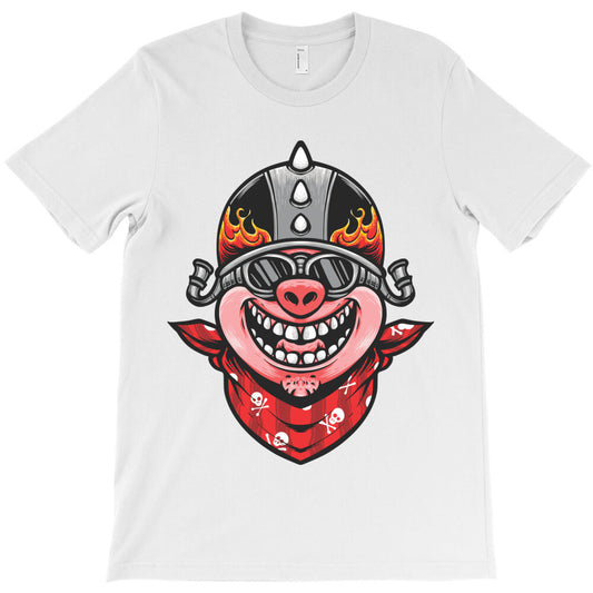 Rock peppa, skull, skeleton T-Shirt