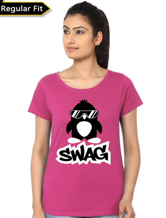 Penguin Red Girls Top