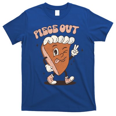 Piece Out Funny Pumpkin Pie Thanksgiving Retro Style Meaningful Gift T-Shirt