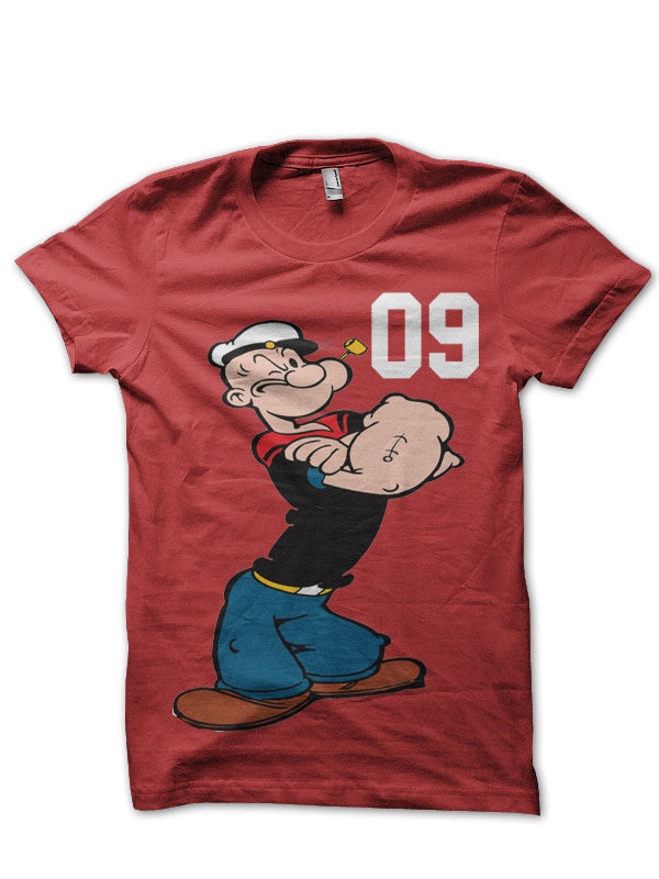Popeye Red T-Shirt