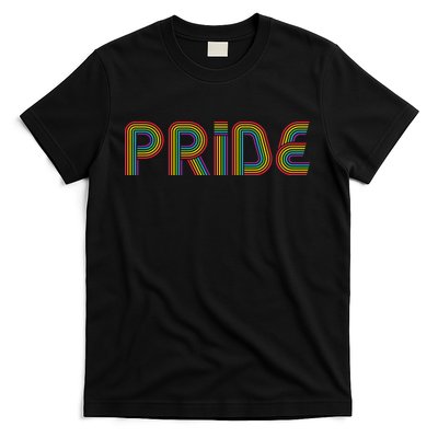 Pride Rainbow Retro Celebration T-Shirt