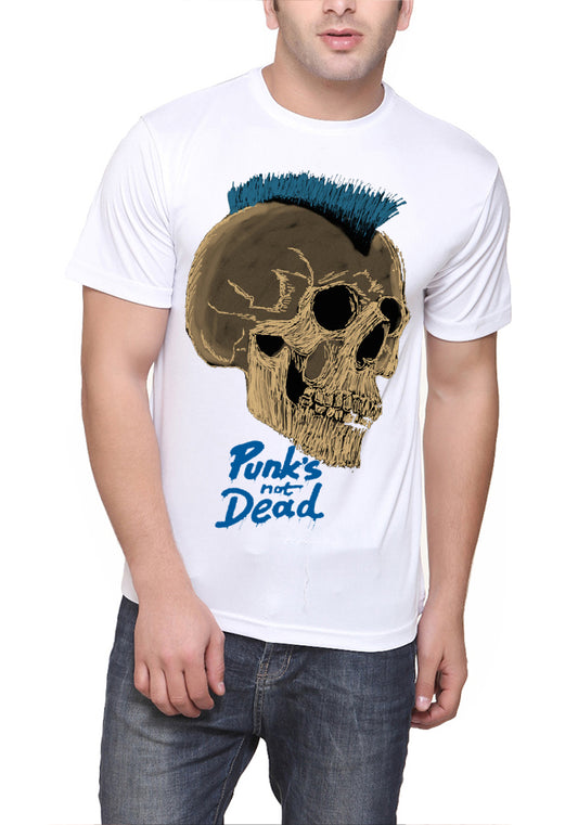 Punkâ€™s Not Dead White T-Shirt