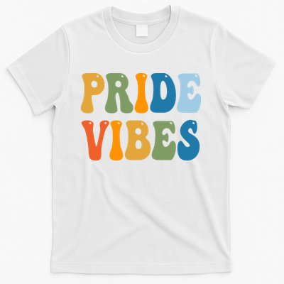 Prides Vibes Retro LGBTQ T-Shirt