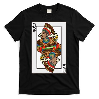 Queen Spades African American Card Halloween Gift T-Shirt