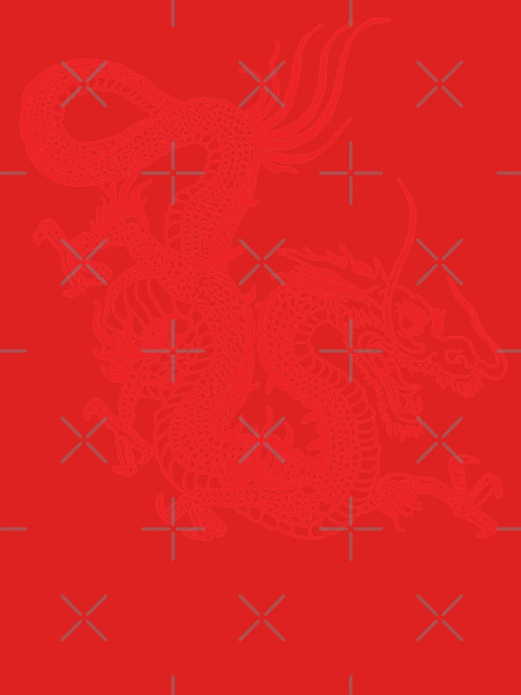Red Chinese Dragon Classic T-Shirt