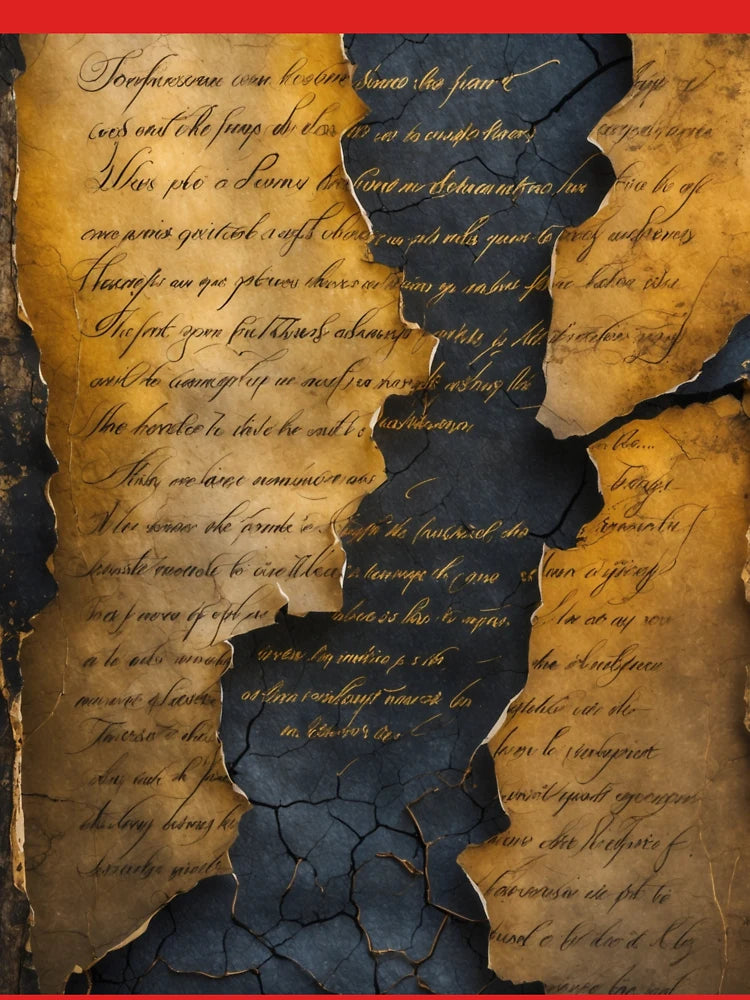 Burned Manuscript Layers – Vintage Paper & Cracked Texture Classic T-Shirt
