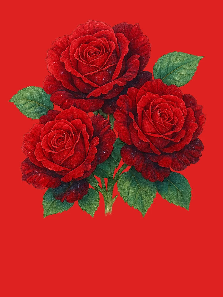 "Red Roses of Power â€“ Eternal Elegance" Classic T-Shirt
