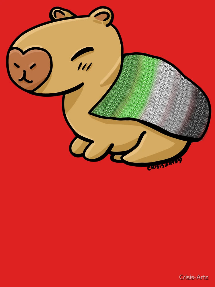 Pride Capybara- Aromantic Classic T-Shirt