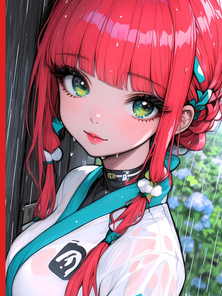 Grelle Sutcliff Black Butler Anime Girl Rainy Red Braid Fantasy Classic T-Shirt