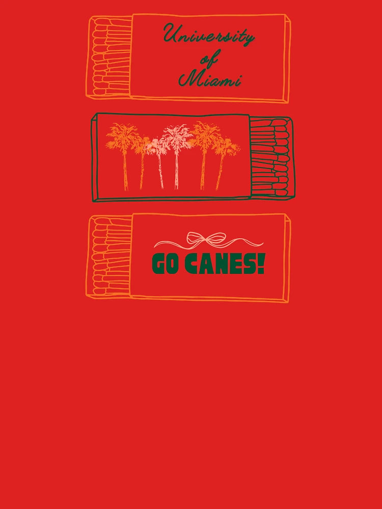 UMiami university of miami hurricanes matchboxes  Classic T-Shirt