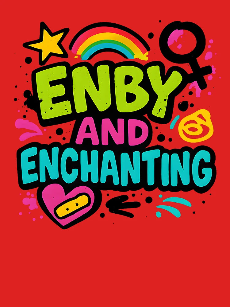 Enby and Enchanting – Bold Pride Design Classic T-Shirt