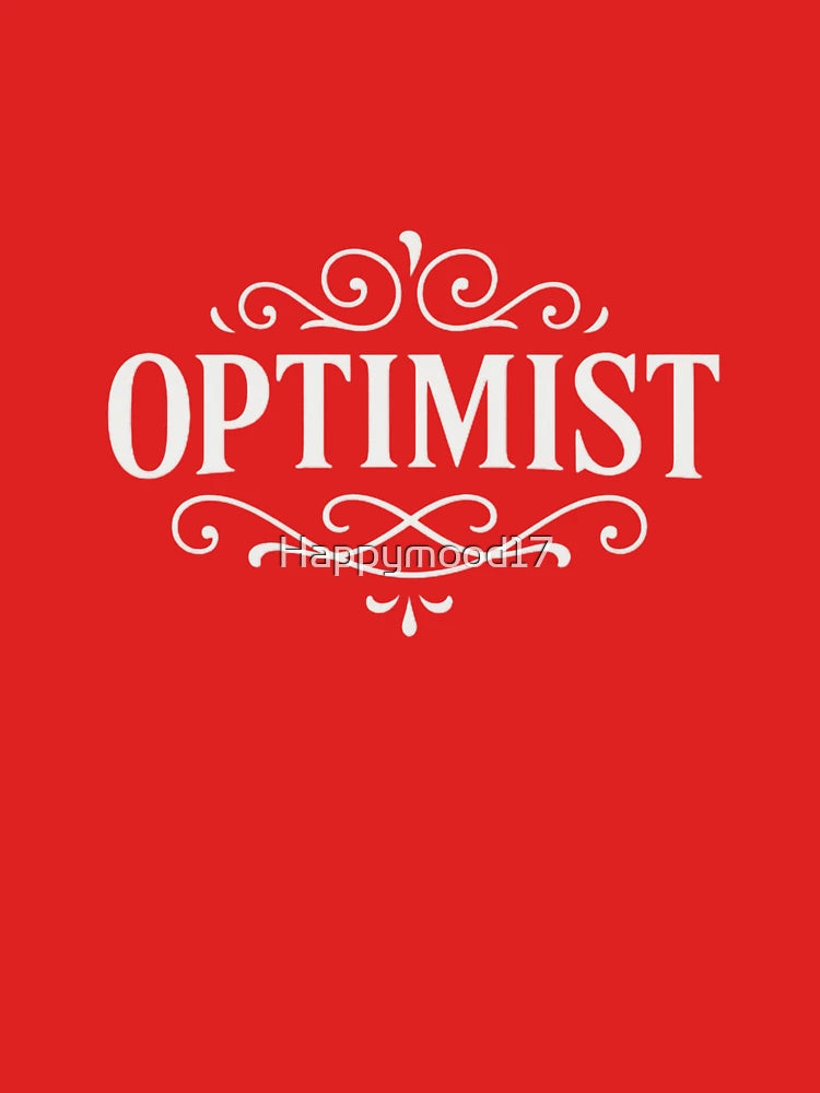 Optimist:Stay Positive – Elegant Black & White Typography Design Classic T-Shirt