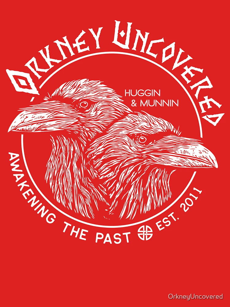 Orkney Uncovered - 2 Raven Design - Huggin and Munnin Classic T-Shirt