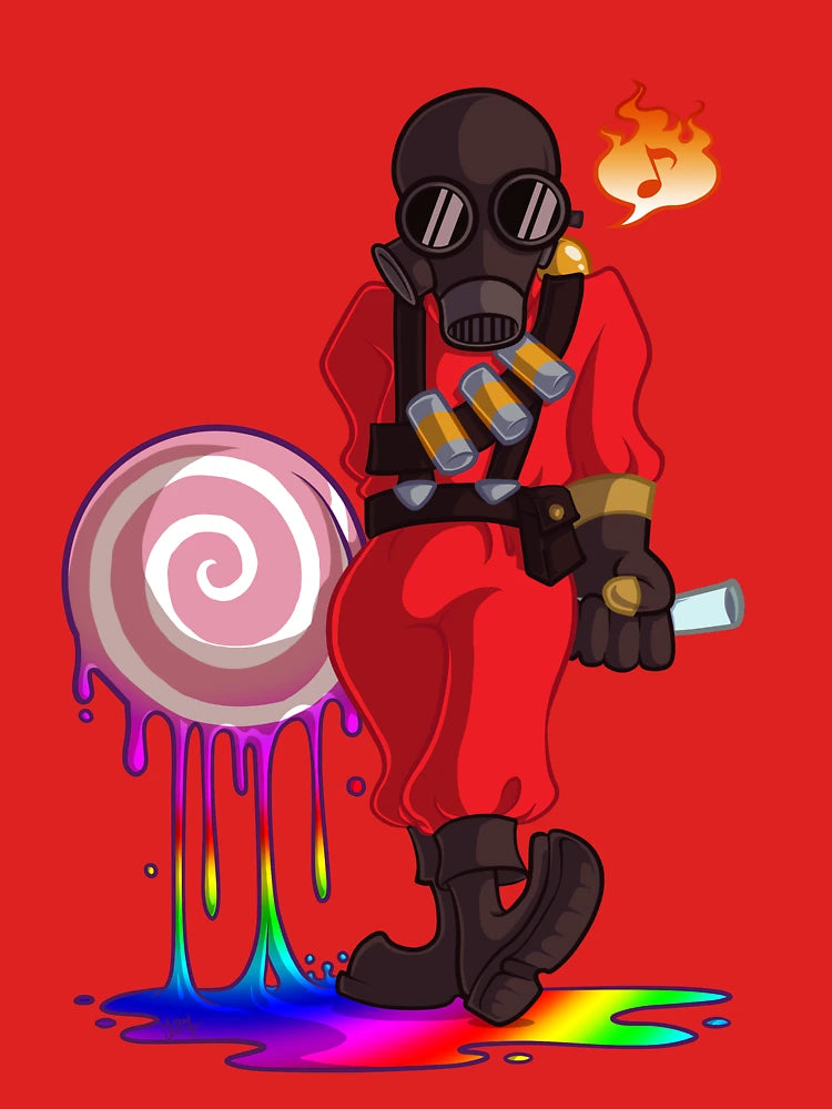 Happy Pyro RED Classic T-Shirt