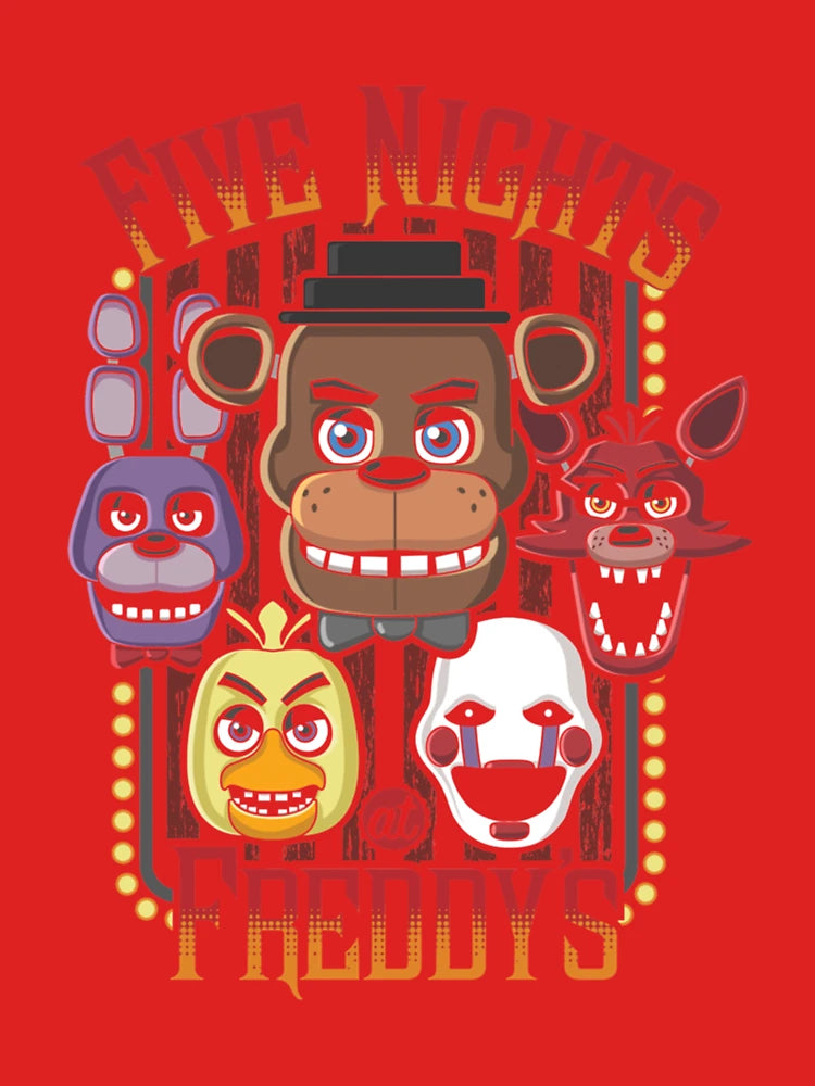 Five Nights At Freddy_s Pizzeria Multi-Character   Classic T-Shirt