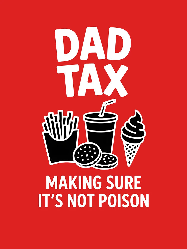 Dad Tax Snack Patrol – Funny Fatherhood Tee Classic T-Shirt