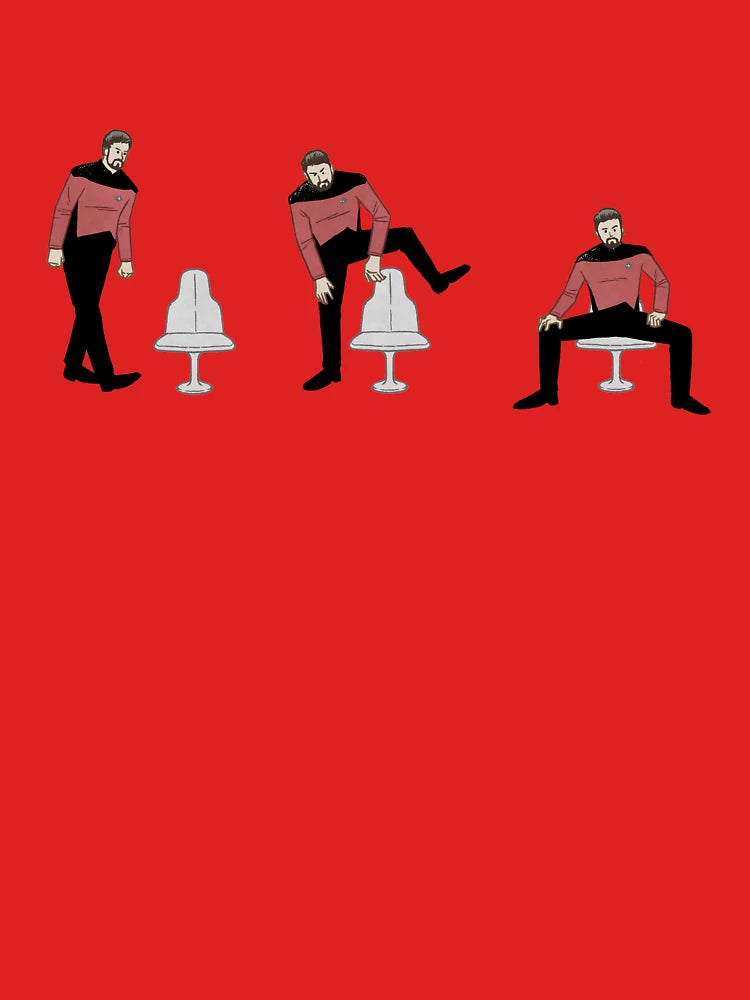 Riker Sitting Classic T-Shirt