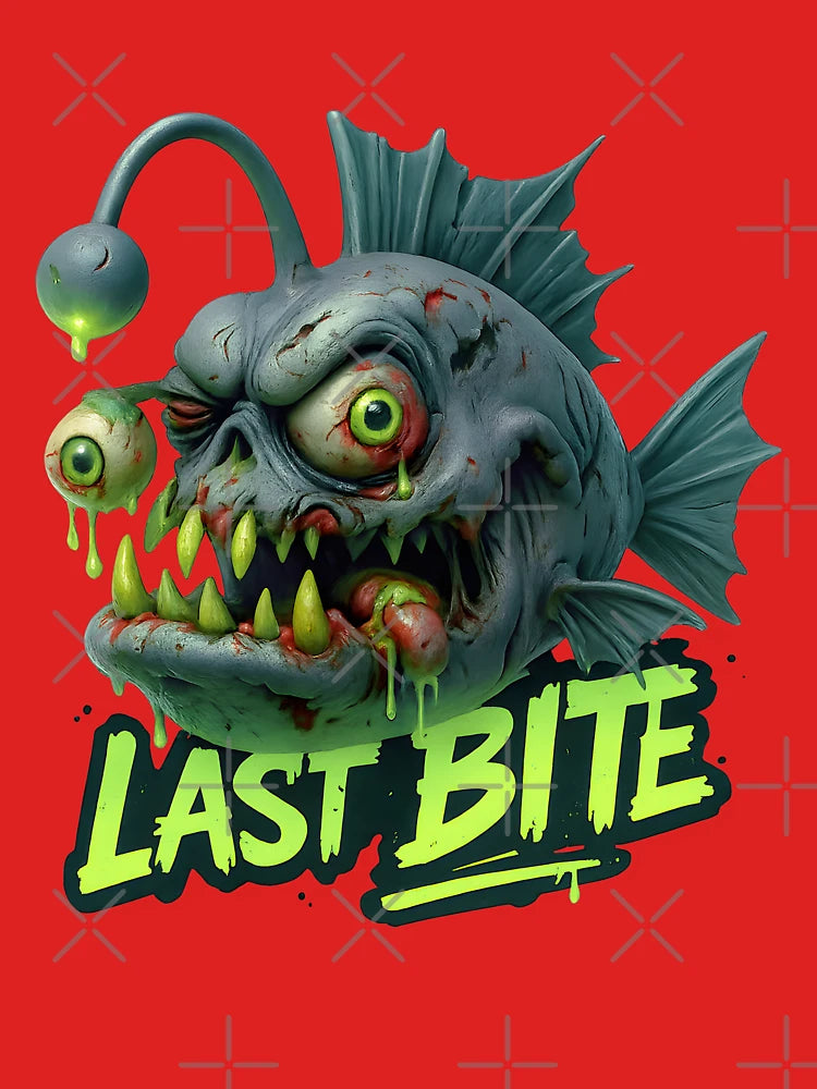 Abyssal Neon Predator Last Bite Classic T-Shirt