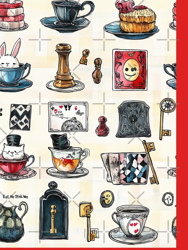 Red Roses Painted, Teacups Spilled, Time Stops Classic T-Shirt