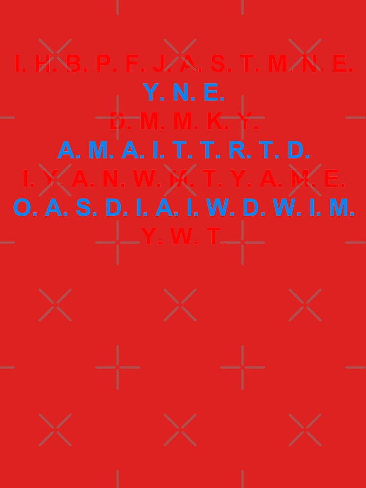 Peace, Freedom, Justice, and Security-Blue/Red Classic T-Shirt