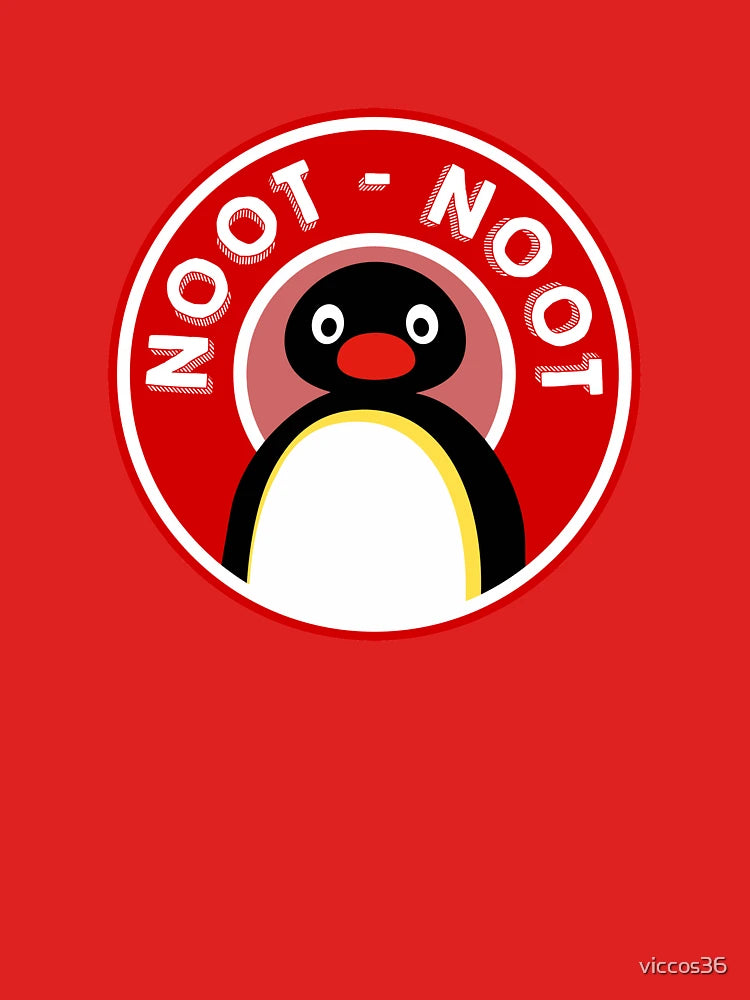 Pingu / Noot Noot (Pingu the pengouin) - Red Classic T-Shirt