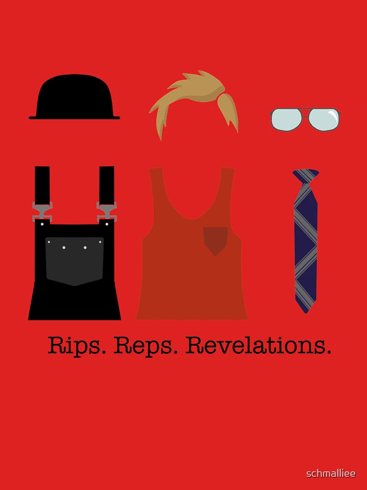 Rips, Reps, Revelations with text Classic T-Shirt