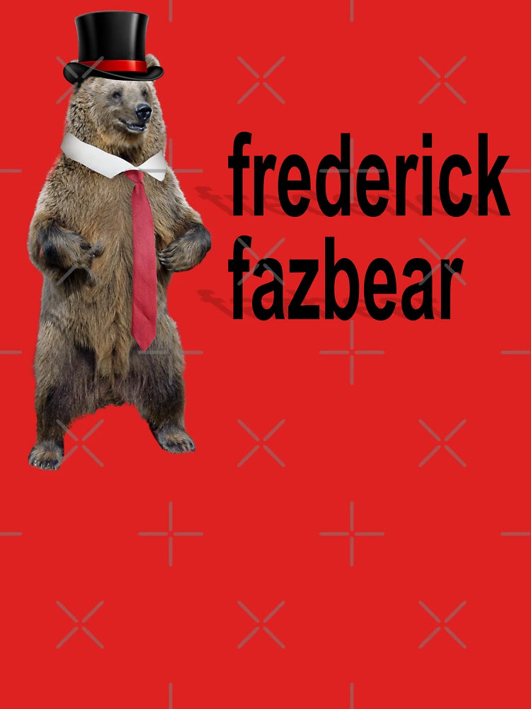 frederick fazbear the fancy bear fnaf parody Classic T-Shirt