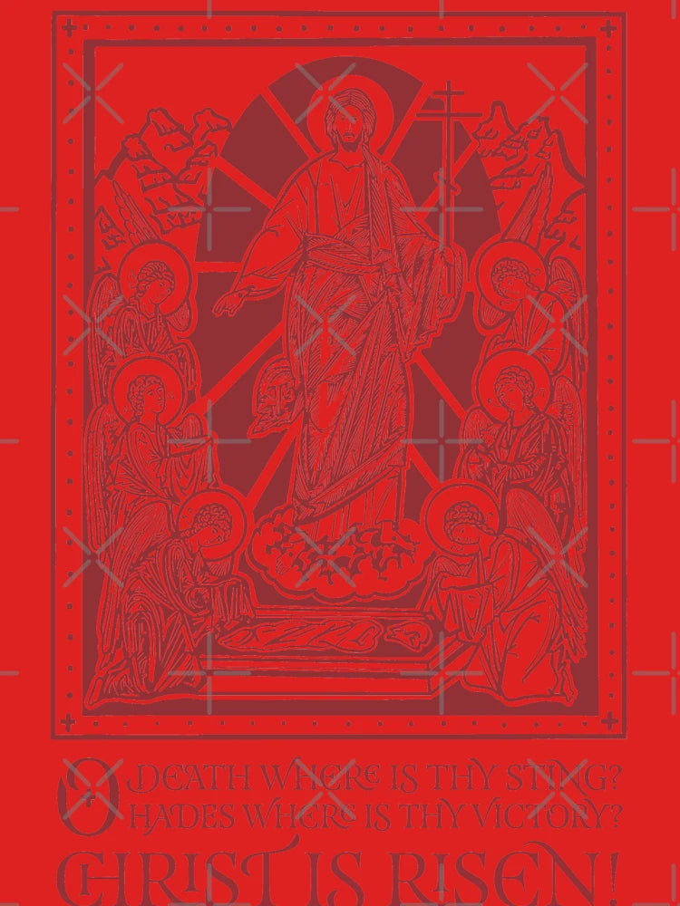 Red Pascha with Text - The Feast of Feasts Classic T-Shirt