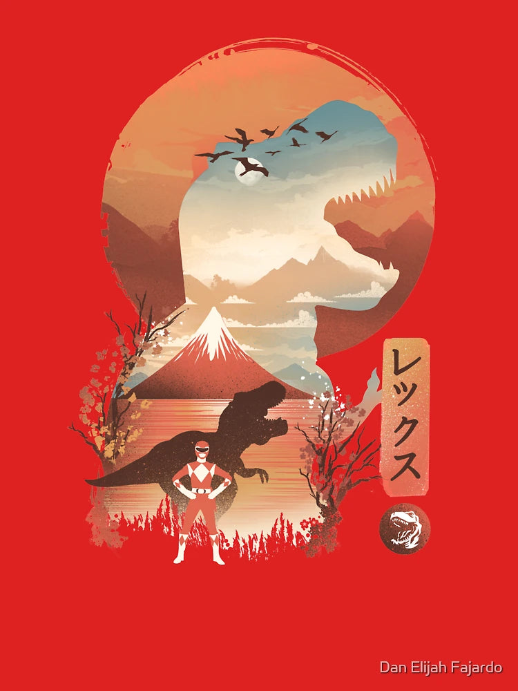 Red Ranger Ukiyo e Classic T-Shirt