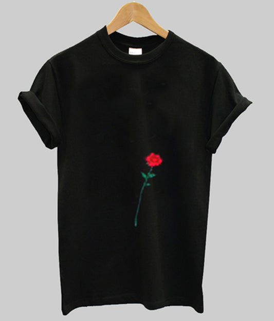 red rose t-shirt