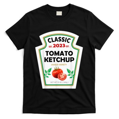 Red Ketchup DIY Costume Matching Couples Groups Halloween T-Shirt