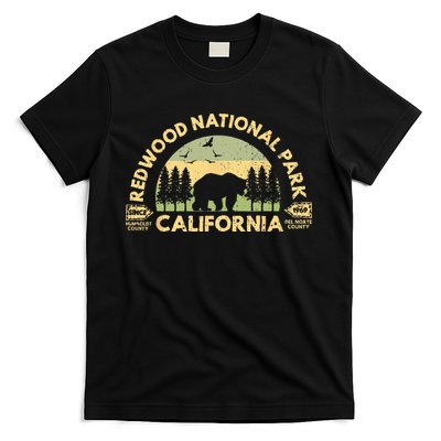 Redwood National Park California Vintage California Redwood T-Shirt
